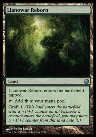 Llanowar Reborn (Duel Decks: Heroes vs Monsters) Medium Play