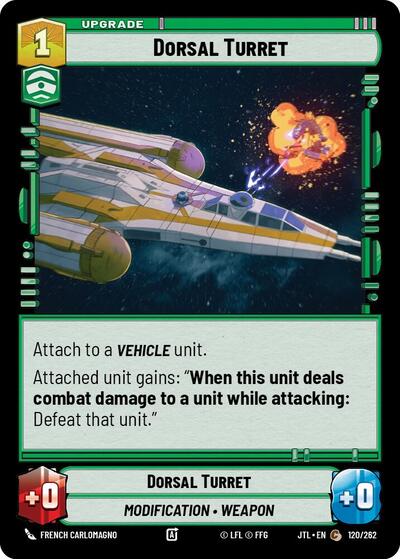 Dorsal Turret (Jump to Lightspeed) Near Mint