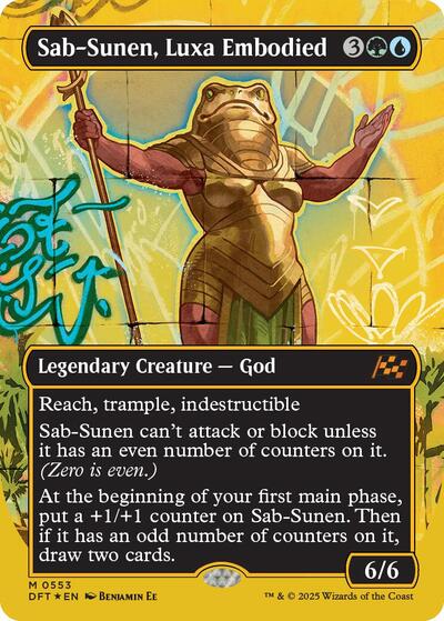 Sab Sunen  Luxa Embodied  Borderless   First Place Foil|0|0|0.00
