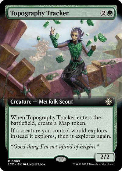 Topography Tracker (Extended Art) (Commander: The Lost Caverns of Ixalan) Near Mint