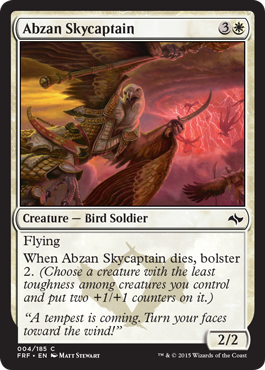 Abzan Skycaptain (Fate Reforged) Light Play