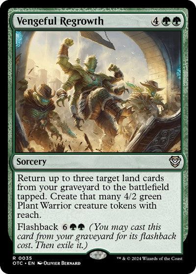Vengeful Regrowth (Commander: Outlaws of Thunder Junction) Near Mint