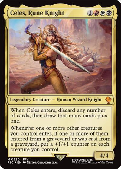 Celes, Rune Knight (Commander: FINAL FANTASY) Light Play Foil
