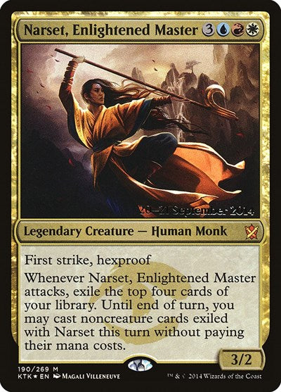 Narset, Enlightened Master (Promos: Prerelease Cards) Near Mint Foil