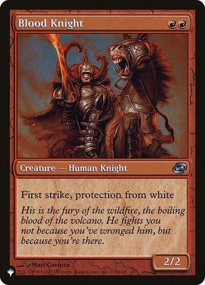 Blood Knight (The List) Near Mint
