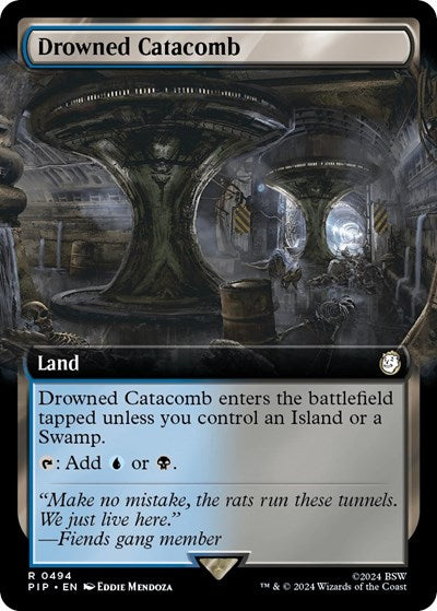 Drowned Catacomb (Extended Art) (Universes Beyond: Fallout) Near Mint Foil