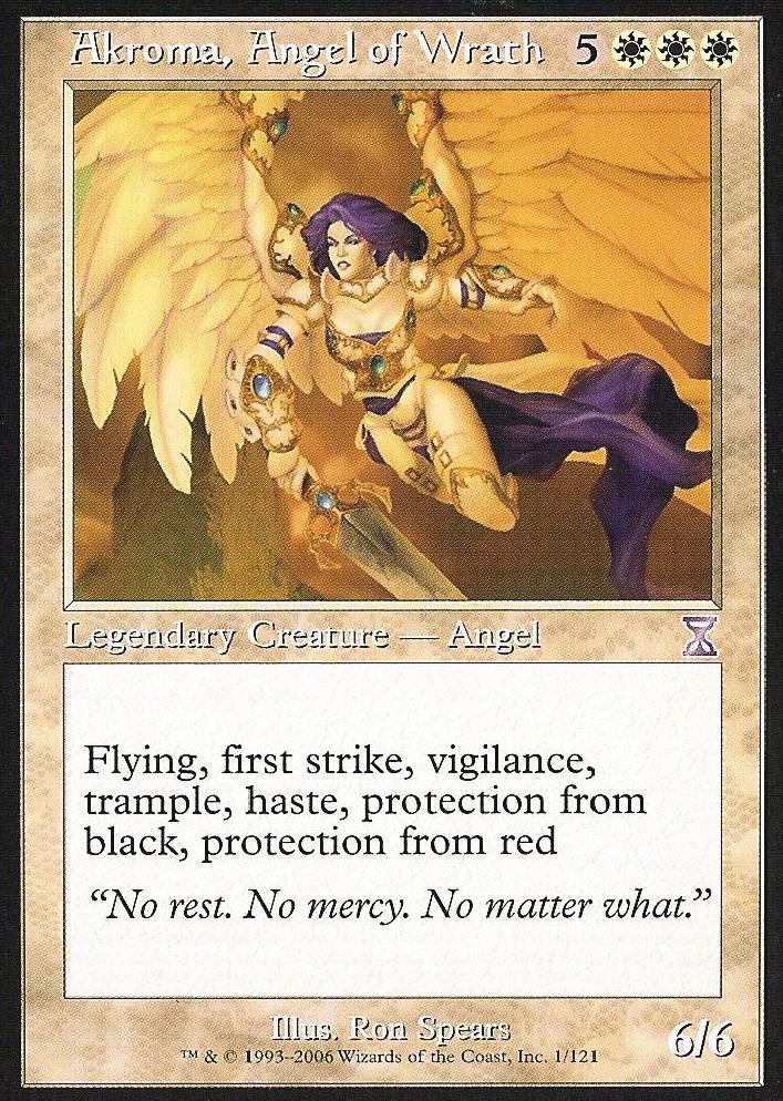 Akroma, Angel of Wrath (Time Spiral Time Shifted) Near Mint Foil