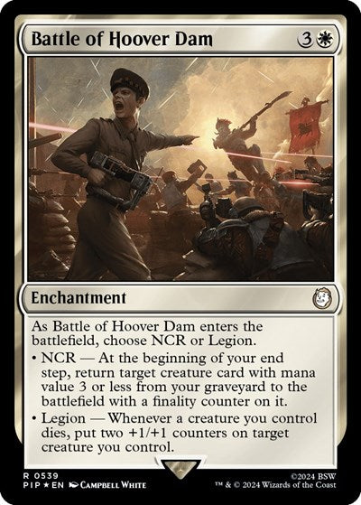Battle of Hoover Dam (Surge Foil) (Universes Beyond: Fallout) Near Mint Foil