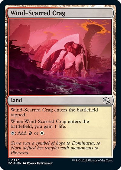 Wind-Scarred Crag (March of the Machine) Light Play Foil