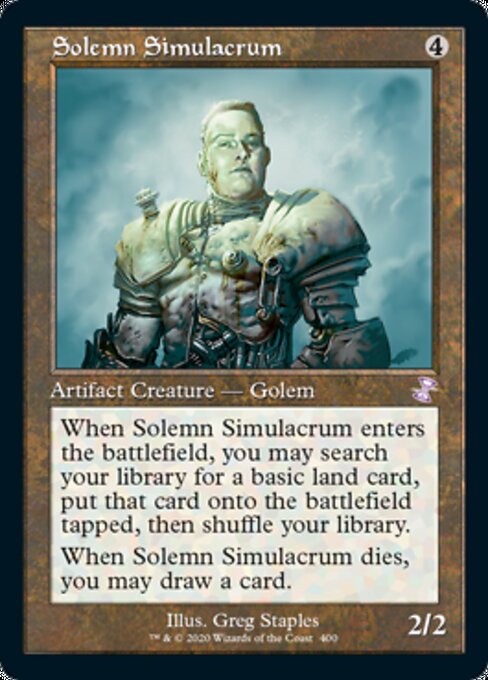 Solemn Simulacrum (Time Spiral Remastered) Near Mint Foil