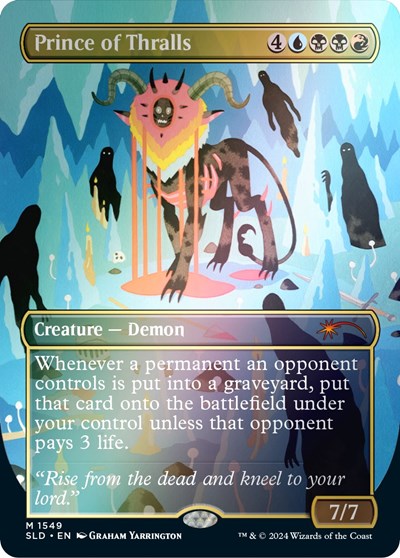 Prince of Thralls (Rainbow Foil) (Secret Lair) Light Play Foil