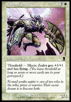 Mystic Zealot (Odyssey) Medium Play Foil