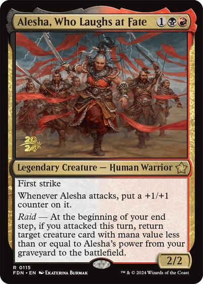Alesha, Who Laughs at Fate (Promos: Prerelease Cards) Near Mint Foil