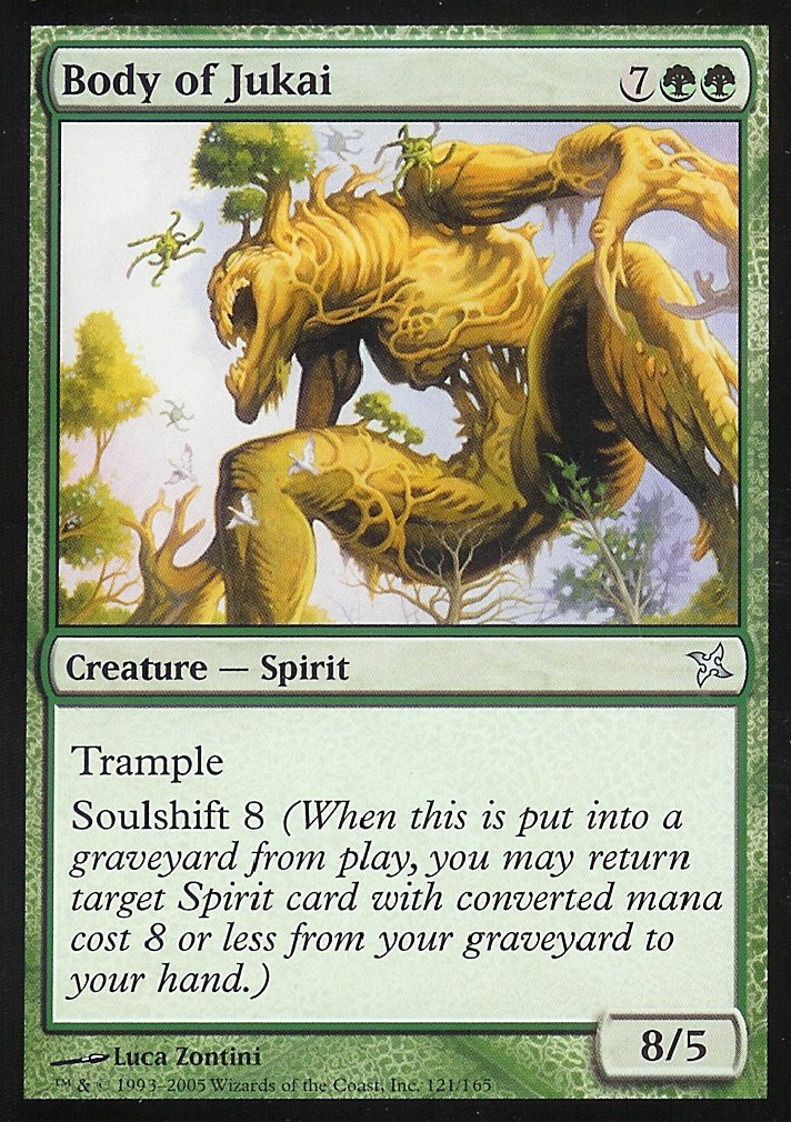 Body of Jukai (Betrayers of Kamigawa) Medium Play Foil
