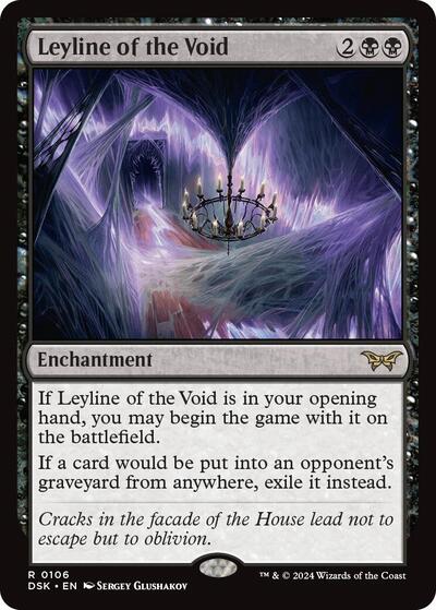 Leyline of the Void (Duskmourn: House of Horror) Light Play Foil