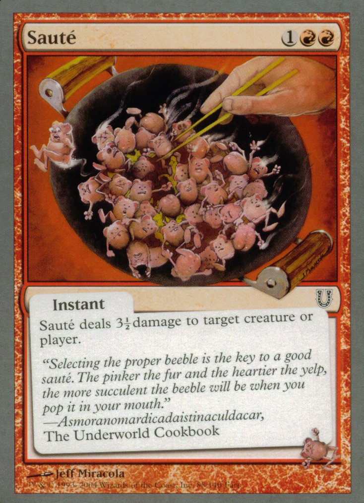Saute (Unhinged) Medium Play