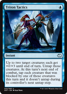 Triton Tactics (Duel Decks: Merfolk vs Goblins) Light Play