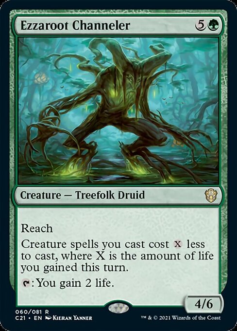 Ezzaroot Channeler (Commander 2021 Strixhaven) Medium Play