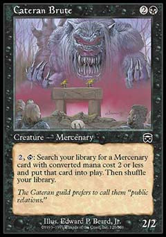 Cateran Brute (Mercadian Masques) Medium Play