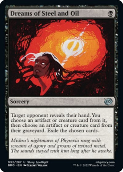 Dreams of Steel and Oil (The Brothers' War) Light Play Foil