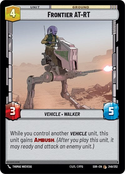 Frontier AT-RT (Spark of Rebellion) Near Mint Foil