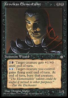 Krovikan Elementalist (Ice Age) Medium Play