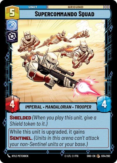 Supercommando Squad (Shadows of the Galaxy) Near Mint Foil