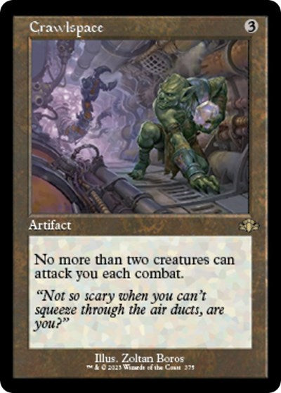 Crawlspace (Retro Frame) (Dominaria Remastered) Damaged / Poor