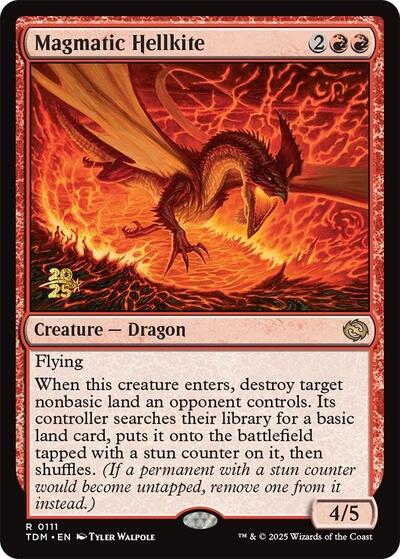 Magmatic Hellkite (Promos: Prerelease Cards) Near Mint Foil