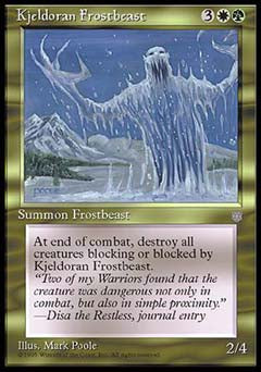 Kjeldoran Frostbeast (Ice Age) Light Play