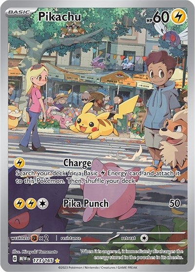 Pikachu - 173 (Scarlet and Violet: 151) Near Mint Holofoil