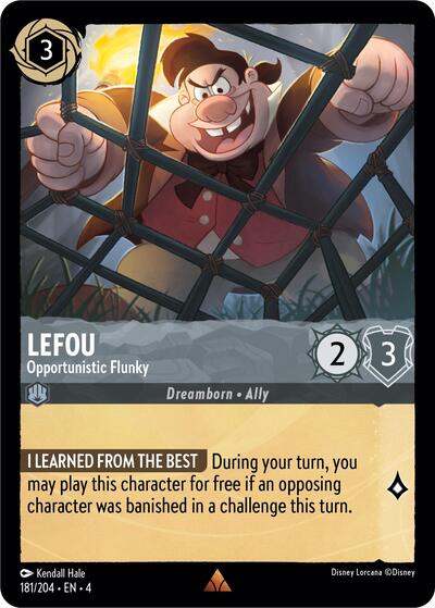 LeFou - Opportunistic Flunky (Ursula's Return) Near Mint Cold Foil