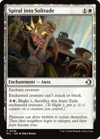 Spiral into Solitude (Lorwyn Eclipsed) Near Mint