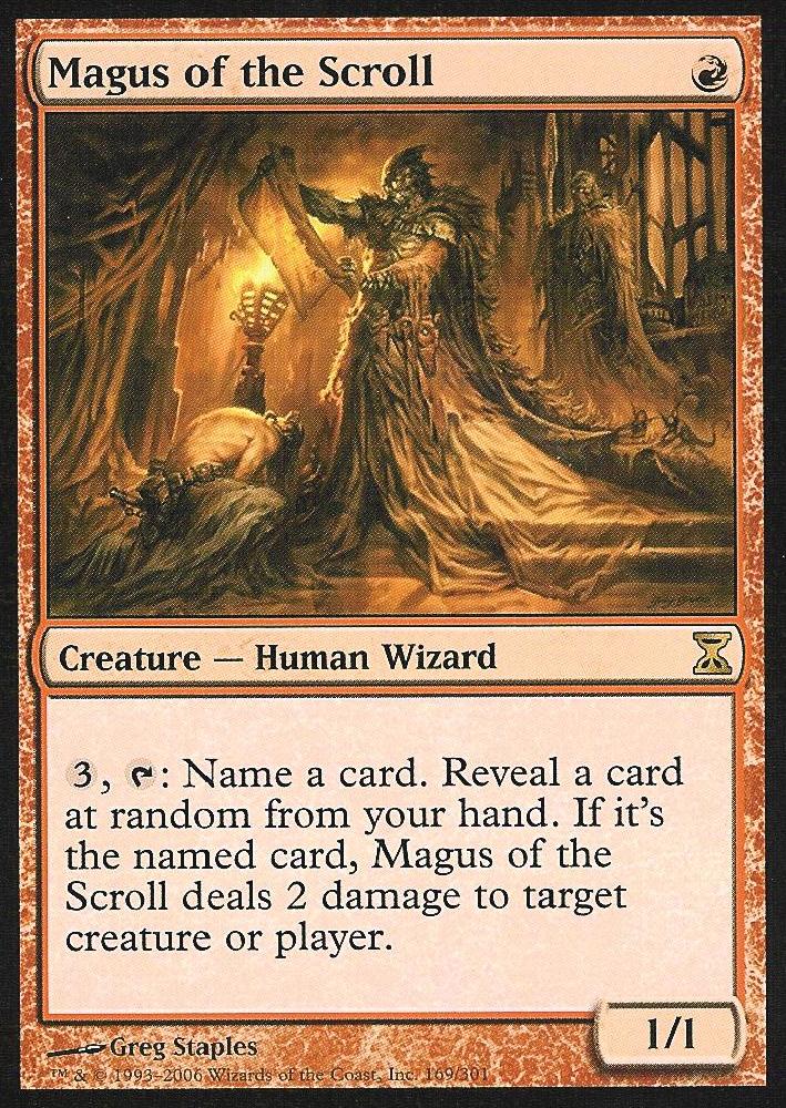 Magus of the Scroll (Time Spiral) Medium Play