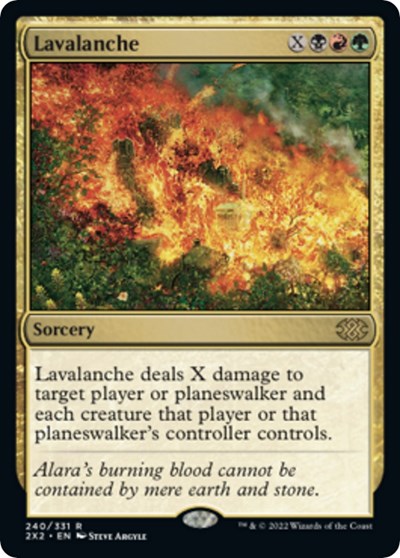 Lavalanche (Double Masters 2022) Near Mint Foil