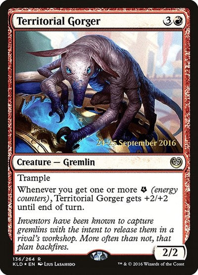 Territorial Gorger (Promos: Prerelease Cards) Medium Play Foil