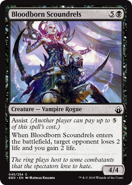 Bloodborn Scoundrels (Battlebond) Light Play