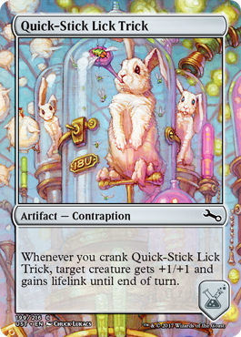 Quick-Stick Lick Trick (Unstable) Near Mint Foil