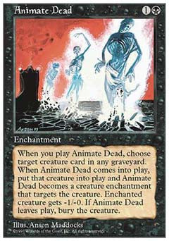 Animate Dead (5th Edition) Heavy Play