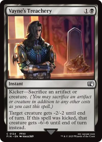 Vayne's Treachery (Universes Beyond: FINAL FANTASY) Near Mint
