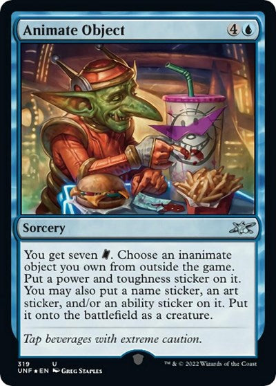 Animate Object (Galaxy Foil) (Unfinity) Near Mint Foil