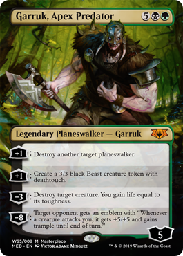 Garruk, Apex Predator (War of the Spark Mythic Edition) Near Mint Foil