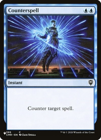 Counterspell (CMR) (Secret Lair Commander: Heads I Win, Tails You Lose) Light Play