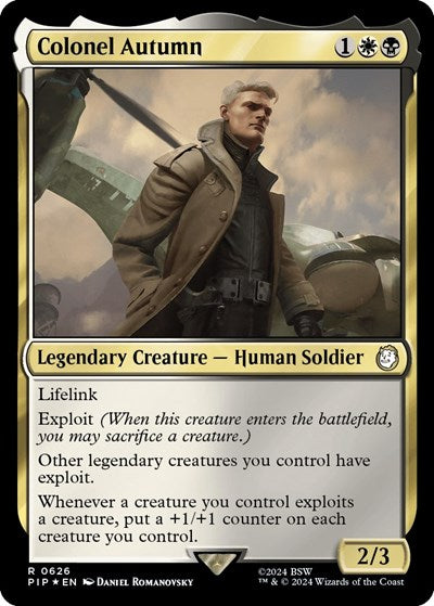 Colonel Autumn (Surge Foil) (Universes Beyond: Fallout) Light Play Foil