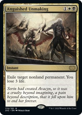 Anguished Unmaking (Double Masters 2022) Medium Play