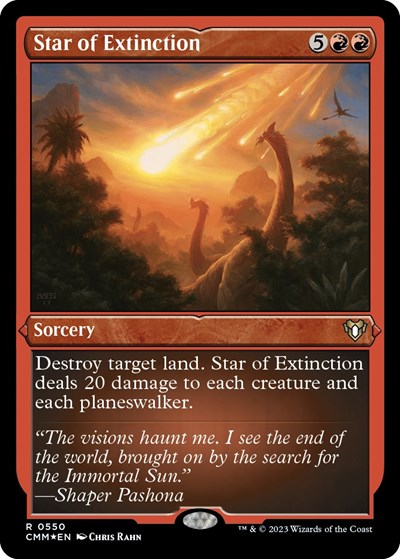 Star of Extinction (Foil Etched) (Commander Masters) Near Mint Foil