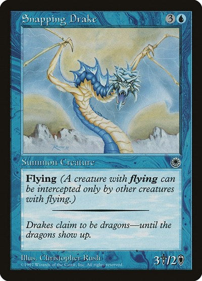 Snapping Drake (Reminder Text) (Portal) Light Play