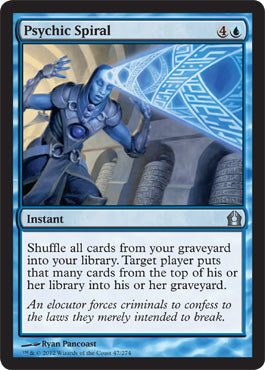 Psychic Spiral (Return to Ravnica) Light Play