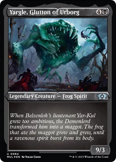 Yargle, Glutton of Urborg (Foil Etched) (March of the Machine: Multiverse Legends) Light Play Foil