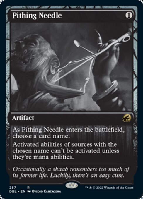 Pithing Needle (Innistrad: Double Feature) Light Play Foil
